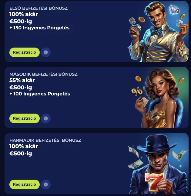 Üdvözlő bónusz Ivybet